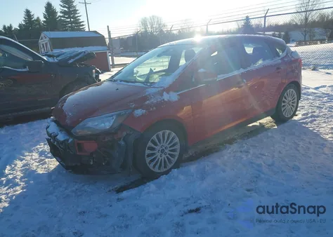 2012 Ford Focus Titanium from USA, damaged, VIN 1FAHP3N21CL242735